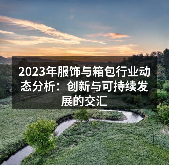 2023年服饰与箱包行业动态分析：创新与